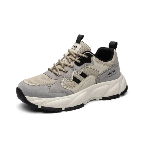 JEEP Outdoor Sports Повседневный Путешествие Увеличение Высоты Устойчивость к Износу Дышащий Противоскользящий Походная обувь Мужская