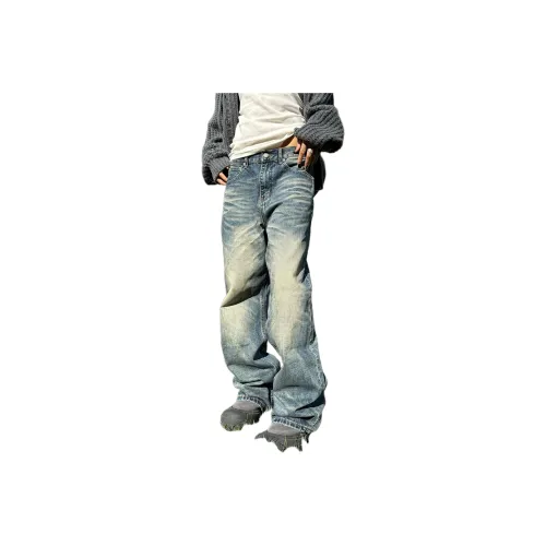 PANDA ADEVIL Синий Мужские Джинсы