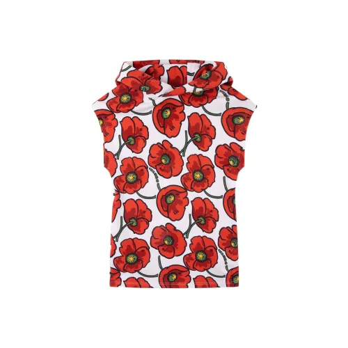 KENZO Оранжево-красные Платья для детей