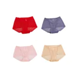 4 пачки - Красный + Светло-фиолетовый + Розовый бобовый + Кожа