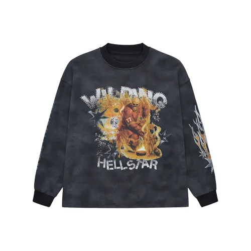 WILDX Hell Черная Унисекс Футболка