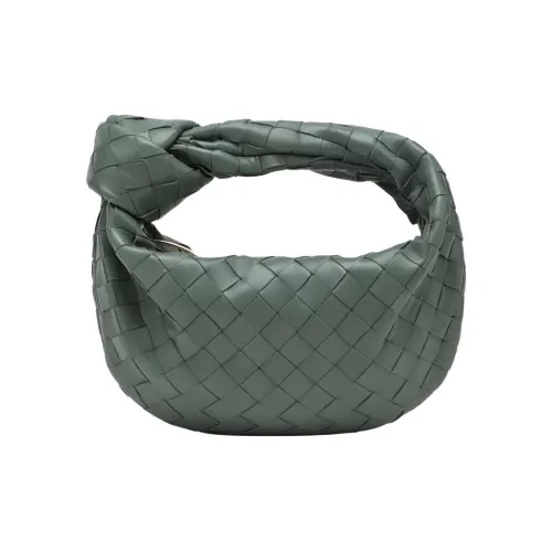 Bottega Veneta Jodie Золотой Тон Замок Сумка-пельмень Сумка Женские Алоэ вера Цвет