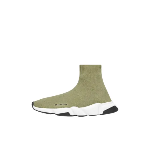 Balenciaga Speed 1,0 High Топ Детские Лайфстайл Обувь Армейский зеленый Дети Возраст 3-7 лет