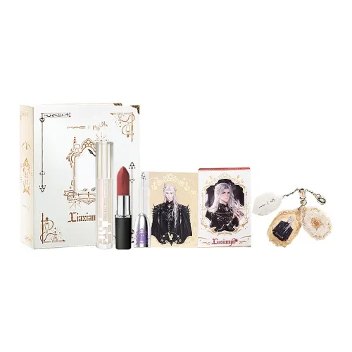 MAC x SHIJIEZHIWAI Мягкий Сладкий Нежный Розовый Увлажняющие Наборы для лица Питательный 3,5г+5мл