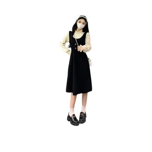 ZCDECO Длинное платье с длинными рукавами женское