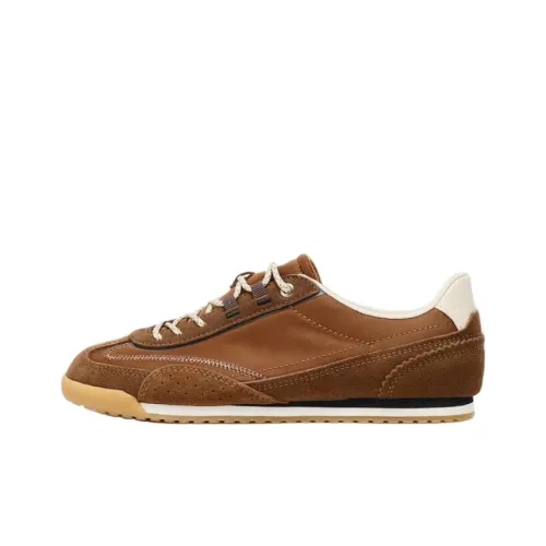 ZARA Низкий топ Повседневная обувь Женская Коричневый