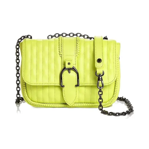 LONGCHAMP Amazone Овчина Сумка через плечо Сумка на плечо Женская Флуоресцентный Желтый