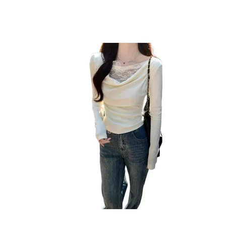 CASTLE WOODS Бежевый Абрикос Женские T-рубашки