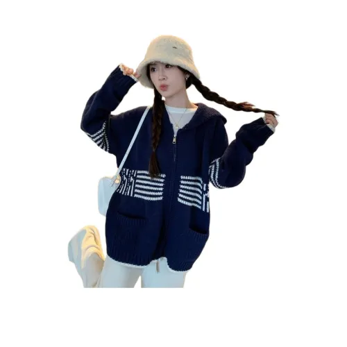 DEDY Темно-синий женский трикотаж