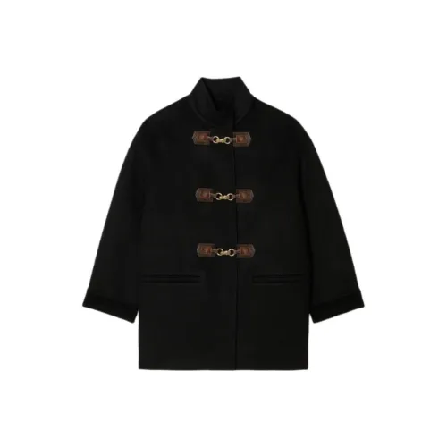 Sandro Черное Женское Пальто