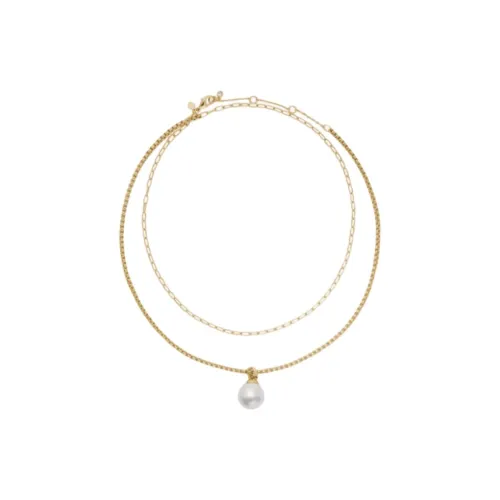 Kate Spade Медные ожерелья унисекс кремовый золотой