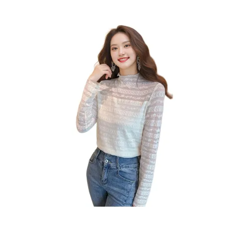 Wbwq Женские Шифоновые Рубашки