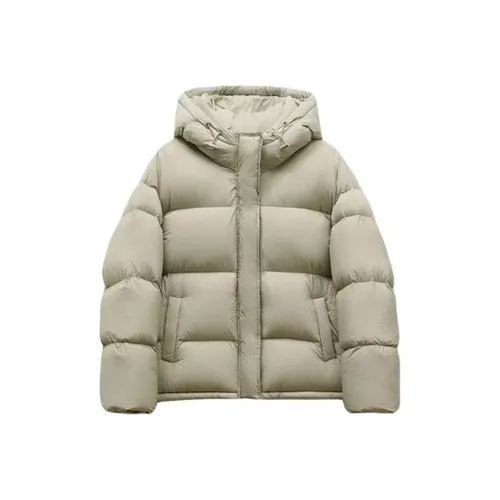 JOSR Зеленый Женский Пуховик