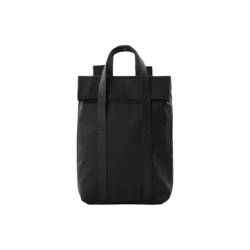 Rains Полиэстер Рюкзак Мини Мужской Черный
