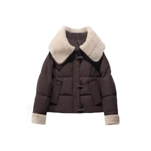 JOSR Коричневый Женский Пуховик