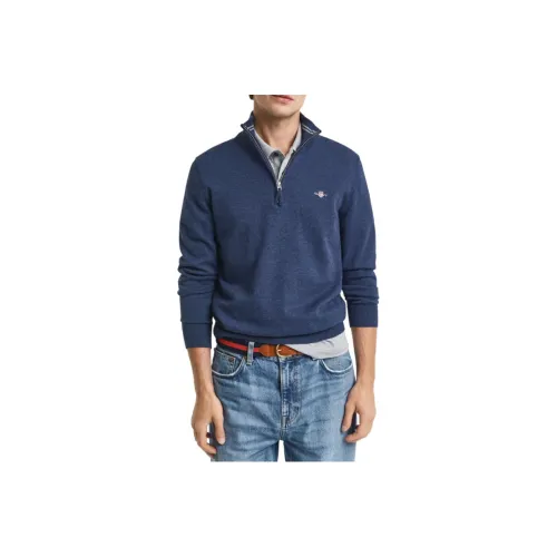 GANT Джинсовый синий Мужские Свитера