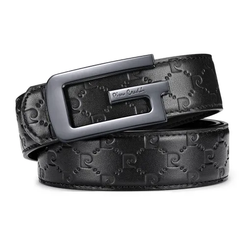 PIERRE CARDIN Ткань из коровьей кожи Премиум Набор в подарочной коробке Узор Ремень Мужской 4 см