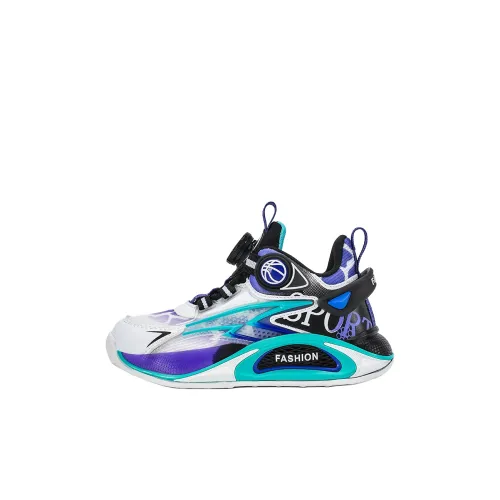 ALPLUME Амортизация устойчивость к истиранию дышащий противоскользящий низкий топ детские баскетбольные кроссовки