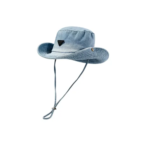 Classmate Yang Полиэстер Шляпы ведра Женские Светло-синий Темно-синий Черный