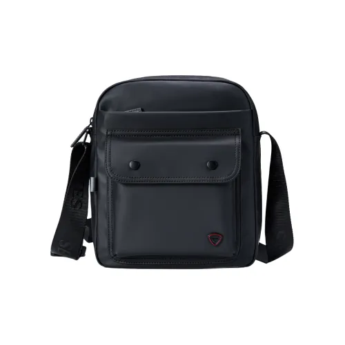 SEPTWOLVES Сумка через плечо из ткани мужская черная