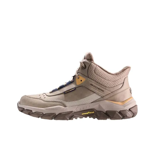 Skechers Hands Бесплатно Slip ins Альпинистские и туристические ботинки Высокие Коричневые Мужские