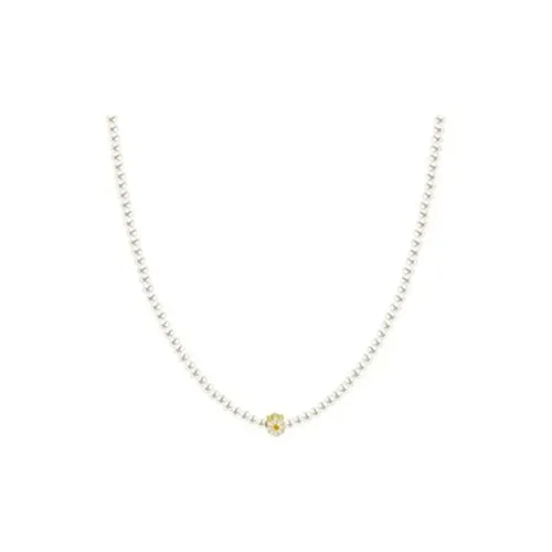 Vegetarian Искусственная жемчужина Ожерелья Унисекс