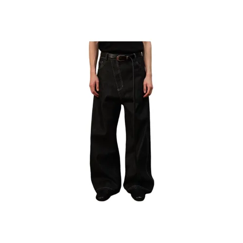 Pirkadat Черные Унисекс Джинсы