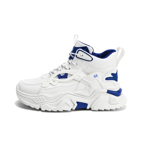 MIIOW Высокие Топы Толстая Подошва Мужские Кроссовки