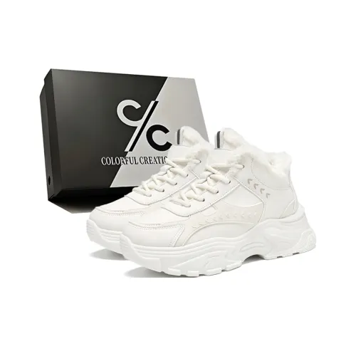 Colorful Creations Толстая подошва Кроссовки MID Топ Женские