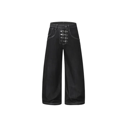 TREND ST Черные Унисекс Джинсы