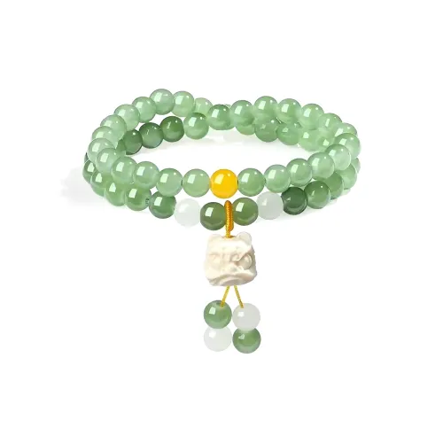Star Treasures Браслеты из нефрита с цветным глазуром Женские