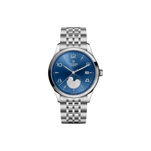 TUDOR 1926 Collection Автоматический Механический Механизм Мужские Часы Циферблат 39 мм Синий Стальной Корпус Часов Стальной Ремешок