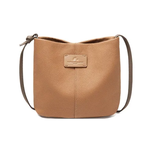 Narandu Сумка через плечо из натуральной коровьей кожи с синтетической кожей цвет хаки