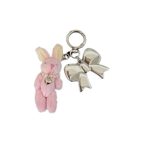 MENGXIAOZAI Pearl Bear Bunny Charm Plush Body Length 6cm 6,5cm 8,5cm