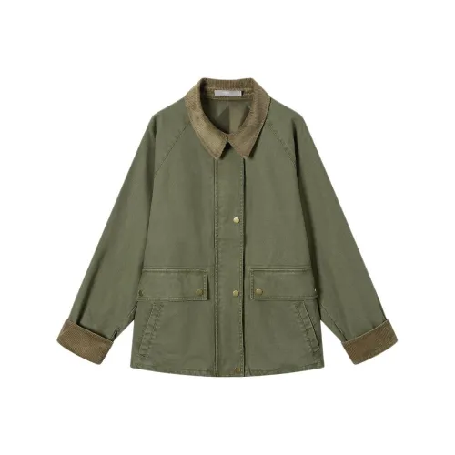 DIALOGUE Женские куртки изумрудно-зеленого цвета