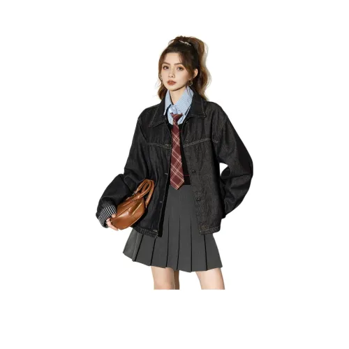 FAWENXIANGZI Джинсовая куртка Женская