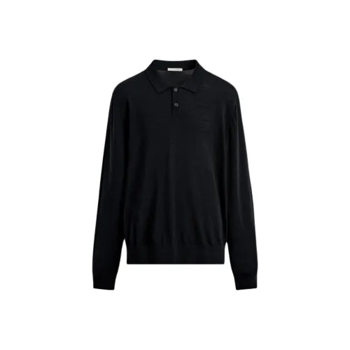 ZARA Мужская черная поло