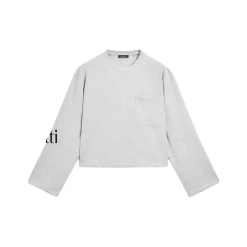 Massimo Dutti Серые Женские T-рубашки