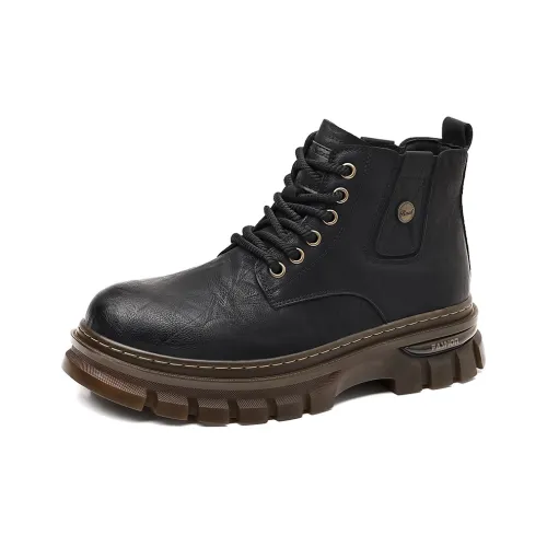 LAORENTOU Высокие ботинки Martin для мужчин