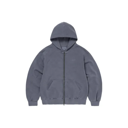 Thisisneverthat FW25 Waffle Lined ZIP UP Толстовка Теплый Синий Свитшот Унисекс