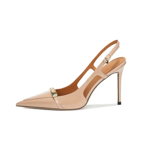 Beige Dale Высокие каблуки Сандалии 9 см Женские Белые Черные Телесные