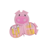 Бакура | Набор из 8 шт. Ножницы для ногтей - Розовый Свинка [INS Ультра Высокая Эстетика]