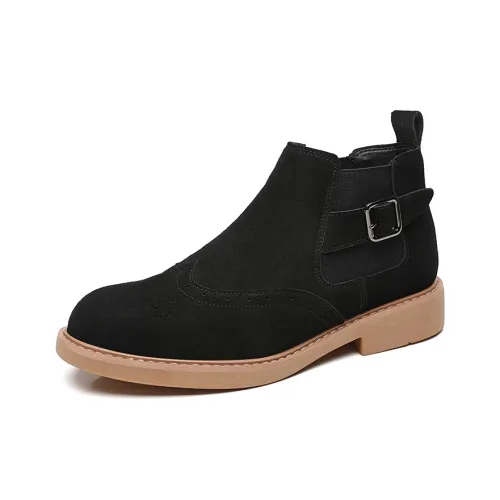 H2 Винтаж Повседневный Коммутирование Универсальная Обувь Мужская Высокие Челси Мужские