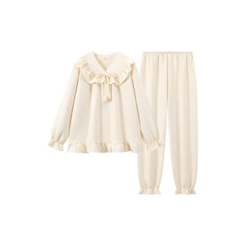 NATTY Абрикос Женские Пижамные Комплекты