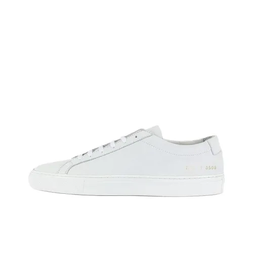 COMMON PROJECTS Низкий Топ Стильный Скейтбординг Мужской Белый