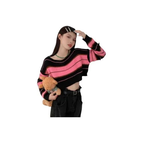 ZVJH Розовый Женский Трикотаж