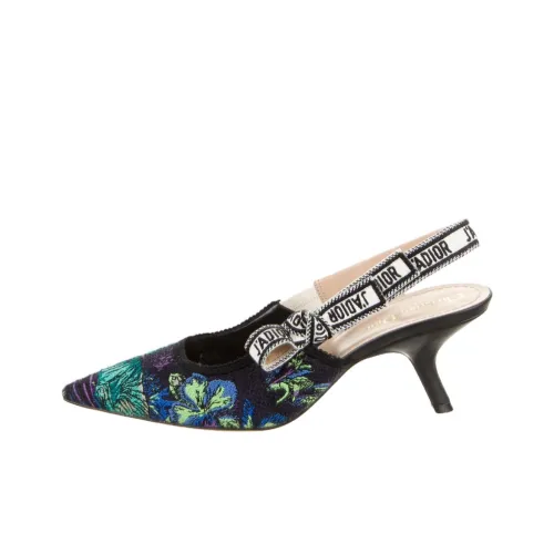 DIOR J'Adior Узкий каблук Высокие каблуки 6,5 см Женские Черный Фиолетовый