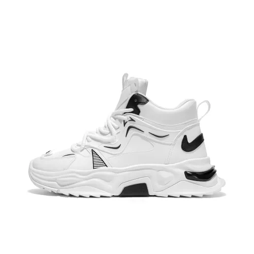 MIIOW High Топ Толстая подошва Кроссовки Мужские