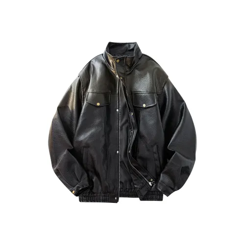 LOOX! Кожа Куртка Пальто Унисекс