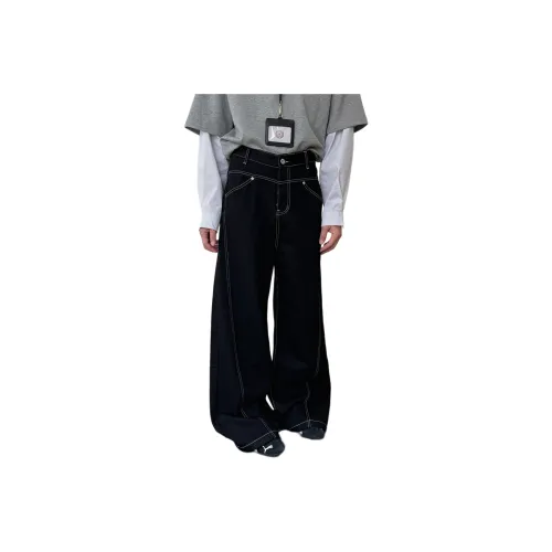 PANDA ADEVIL Черный Унисекс Джинсы